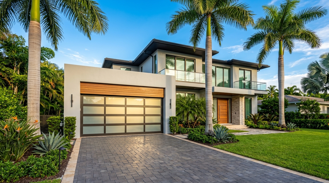Modern Garage Door Installation in Hollywood FL